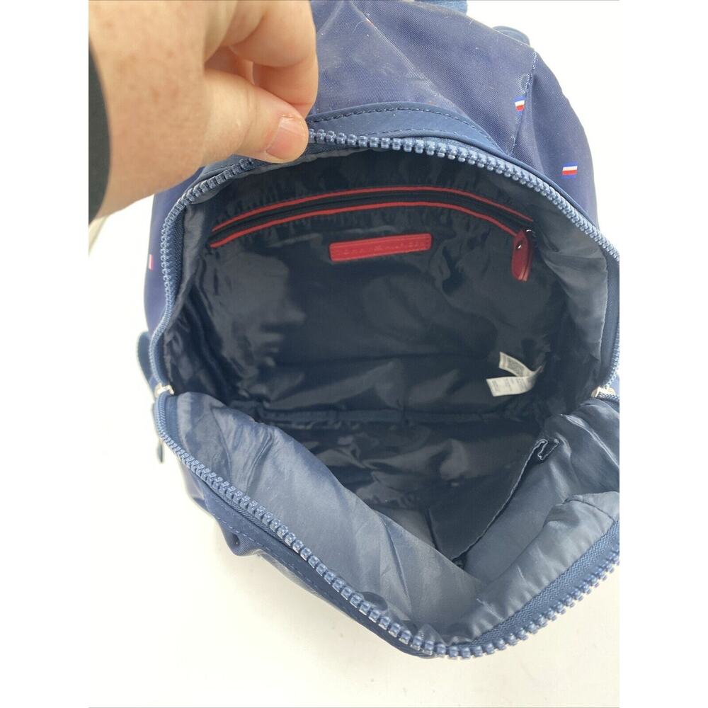 TOMMY HILFIGER | Women's Backpack - Blue w/ Multiple Logos Small - Picture 7 of 11